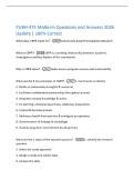 PUBH-475 Midterm Questions and Answers 2026  Update &vert; 100&percnt; Correct   What does CBPR stand for&quest; - Community-based Participatory Research  What is CBPR&quest; - CBPR is a working relationship between academic  investigators and key leaders of the community&period;  Why 