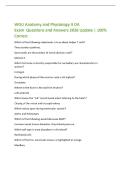 WGU Anatomy and Physiology II OA  Exam  Questions and Answers 2026 Update &vert; 100&percnt;  Correct  