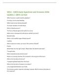 WGU - D203 study Questions and Answers 2026  Update &vert; 100&percnt; Correct   Which function is performed by platelets&quest;  Forming a clot to stop bleeding  Which event occurs during diastole&quest;  The heart chambers fill with blood  What is blood pressure&quest;  The force of