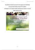 Test Bank For Health Assessment For Nursing Practice 8th Edition By Susan Fickertt Wilson & Jean Foret Giddens &vert; All Chapters &lpar;1-24&rpar; &vert; Q&As Verified with Rationales &vert;Grade A&plus; Assured &vert;ISBN 9780443125225