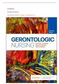Test Bank for Gerontologic Nursing&comma; 7th Edition by Jennifer J&period; Yeager &period; All Chapters 1-27&period; PDF 2026&period;