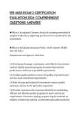 EEE 4653 EXAM 3 CERTIFICATION EVALUATION 2026 COMPREHENSIVE QUESTIONS ANSWERS