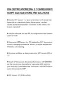 EFM CERTIFICATION EXAM 3 COMPREHENSIVE SCRIPT 2026 QUESTIONS AND SOLUTIONS