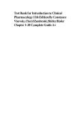 Test Bank for Introduction to Clinical Pharmacology&comma; 11th Edition by Constance Visovsky&comma; Cheryl Zambroski&comma; and Shirley Hosler &ndash; Complete Chapters 1&ndash;20 Exam Questions and Answers
