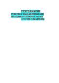 Test Bank for Dewit&rsquo;s Medical-Surgical Nursing&colon; Concepts and Practice&comma; 6th Edition by Holly K&period; Stromberg &ndash; Complete Chapter Exam Questions and Answers