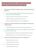 PALS Written Exam Prep &ndash; Pediatric Advanced Life  Support &vert; Latest Update 2026 &vert; Graded A&plus;