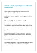 Texas Pest Control Category Practice Test with verified detailed answers