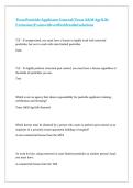 Texas Pesticide Applicator General &lpar;Texas A&M AgriLife Extension&rpar; Exam with verified detailed solutions 