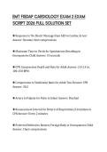 EMT FISDAP CARDIOLOGY EXAM 2 EXAM SCRIPT 2026 FULL SOLUTION SET