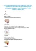 WGU D664 LEARNERS AND LEARNING SCIENCE &lpar;LATEST 2026&sol;2027 UPDATE&rpar; QUESTIONS WITH ANSWERS &vert; GRADE A &vert; 100&percnt; CORRECT&sol; NEW STUDY GUIDE NOTES