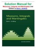 Solution Manual for Measures&comma; Integrals and Martingales 2nd Edition by Ren&eacute; L&period; Schilling isbn-978-1316620243