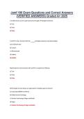 Jamf 100 Exam Questions and Correct Answers &lpar;VERIFIED ANSWERS&rpar; Graded A&plus; 2025