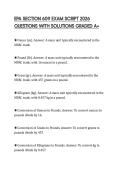 EPA SECTION 609 EXAM SCRIPT 2026 QUESTIONS WITH SOLUTIONS GRADED A&plus;