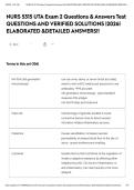 NURS 5315 UTA Exam 2 Questions & Answers Test QUESTIONS AND VERIFIED SOLUTIONS &vert;2026&vert; ELABORATED &DETAILED ANSWERS&excl;&excl;