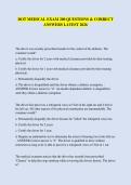 DOT MEDICAL EXAM 200 QUESTIONS & CORRECT  ANSWERS LATEST 2026