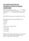 EPIC CERTIFICATION EXAM 2026 PROFESSIONAL REVIEW PACK BUNDLED QUESTION BANK