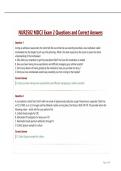 NUR2502 MDC3 Exam 2 Questions and Correct Answers&period;