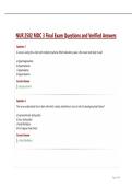 NUR 2502 MDC 3 Final Exam Questions and Answers&period;