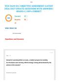 WGU D644 OA &vert; OBJECTIVE ASSESSMENT &lpar;LATEST 2026&sol;2027 UPDATE&rpar; QUESTIONS WITH ANSWERS &vert; GRADE A &vert; 100&percnt; CORRECT