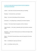SCI 220 - EXAM 1 REVIEW QUESTIONS WITH VERIFIED DETAILED ANSWERS