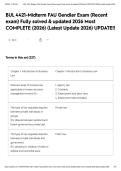 BUL 4421-Midterm FAU Gendler Exam &lpar;Recent exam&rpar; Fully solved & updated 2026 Most COMPLETE &lpar;2026&rpar; &lpar;Latest Update 2026&rpar; UPDATE&excl;&excl;