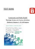 Test Bank &ndash; Community & Public Health Nursing 4th Ed by DeMarco &vert; Ch 1&ndash;25 PDF