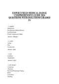 EXPERT FIELD MEDICAL BADGE COMPREHENSIVE GUIDE 2026 QUESTIONS WITH SOLUTIONS GRADED