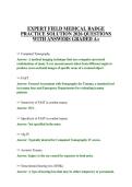 EXPERT FIELD MEDICAL BADGE PRACTICE SOLUTION 2026 QUESTIONS WITH ANSWERS GRADED A&plus;