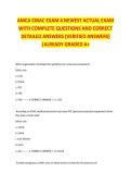 AMCA CMAC Exam 4 2026&sol;2027 Complete Questions with Verified Correct Answers &vert;&vert; 100&percnt; Guaranteed Pass &vert; Newest Version