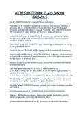 ALTA Certification Exam Review 2026&sol;2027