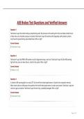 ASE Brakes Test Questions and Verified Answers&period;