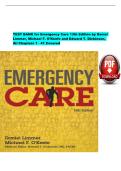 Test Bank for Emergency Care&comma; 13th Edition by Daniel Limmer&comma; Michael F&period; O'Keefe & Edward T&period; Dickinson &vert; ISBN&colon; 9780134024554 &vert; Verified Chapters 1-41  &vert; Downloadable PDF