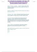 WGU C784 Objective Assessment&lowbar; Key Concepts & Answers