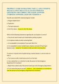 PROPHECY CORE MANDATORY PART 1&comma;2 AND 3 NURSING RELIAS LATEST 2024 ACTUAL EXAM COMPLETE QUESTIONS AND CORRECT DETAILED ANSWERS &lpar;VERIFIED ANSWERS&rpar; &vert;ALREADY GRADED A&plus;