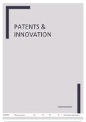 Full Summary - Patents and innovations