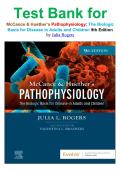 Test Bank for McCance & Huether&rsquo;s Pathophysiology&colon; The Biologic Basis for Disease in Adults and Children 9th Edition by Julia Rogers  isbn-9780323789875