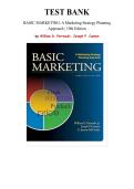 Test Bank for BASIC MARKETING&colon; A Marketing Strategy Planning Approach 19th Edition by William D&period; Perreault&comma; Joseph P&period; Cannon&comma; All Chapters 