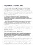 Legal cases Louisiana post  2026&sol;2027 Verified Edition with Rationales