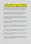 SOWK 3180 Exam 1 Ch&period; 1-8 UPDATED  QUESTIONS AND CORRECT ANSWERS