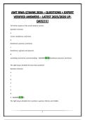 AMT RMA Q&rsquo;BANK 2026 &ndash; QUESTIONS &plus; EXPERT VERIFIED ANSWERS &ndash; LATEST 2025&sol;2026 UPDATE&excl;&excl;&excl;&excl;&excl;