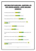 AMT RMA STUDY GUIDE 2026 &ndash; QUESTIONS &plus; EXPERT VERIFIED ANSWERS &ndash; LATEST 2025&sol;2026 UPDATE&excl;&excl;&excl;&excl;&excl;
