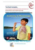 TEST BANK for Anatomy & Physiology&colon; An Integrative Approach 4th Edition by Michael McKinley&comma; Valerie O'Loughlin&comma; Theresa Bidle
