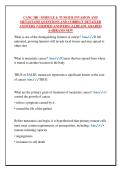 CANC 380 - MODULE 4&colon; TUMOUR INVASION AND  METASTASIS QUESTIONS AND CORRECT DETAILED  ANSWERS &lpar;VERIFIED ANSWERS&rpar; &vert;ALREADY GRADED  A&plus;&vert;&vert;BRAND NEW