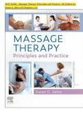 TEST BANK - Massage Therapy-Principles and Practice&comma; 7th Edition by  Susan G&period; Salvo All Chapters 1-30 PDF Download