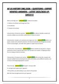 AP US HISTORY DBQ 2026 &ndash; QUESTIONS &plus; EXPERT VERIFIED ANSWERS &ndash; LATEST 2025&sol;2026 UPDATE&excl;&excl;&excl;&excl;&excl;