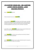 AP US HISTORY Q&rsquo;BANK 2026 &ndash; 200&plus; QUESTIONS &plus; EXPERT VERIFIED ANSWERS &ndash; LATEST 2025&sol;2026 UPDATE&excl;&excl;&excl;&excl;&excl;