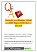 Bacterial Identification Virtual Lab 2026 &ndash; 40 Exam Questions &ndash; PCR&comma; 16S rDNA & BLAST Analysis &ndash; Molecular Biology Practical