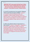 MISSOURI POST study guide &vert;&vert;Verified Exam&excl;&excl;&vert;&vert; Most  Recent Exam Actual Complete Real Exam Questions  And Correct Answers &lpar;Verified Answers&rpar; Already  Graded A&plus; &vert; Guaranteed Success&excl;&excl; &vert; Newest Exam&excl;&excl;&excl; 