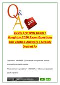 BCOR 370 Exam 1 &ndash; 118 Key Concepts & Definitions &ndash; Management&comma; Strategy & Ethics &ndash; West Virginia University 2026
