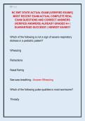 NC EMT STATE ACTUAL EXAM &vert;&vert;VERIFIED EXAM&excl;&excl;&vert;&vert;  MOST RECENT EXAM ACTUAL COMPLETE REAL  EXAM QUESTIONS AND CORRECT ANSWERS  &lpar;VERIFIED ANSWERS&rpar; ALREADY GRADED A&plus; &vert;  GUARANTEED SUCCESS&excl;&excl; &vert; NEWEST EXAM&excl;&excl;&excl;&excl; 